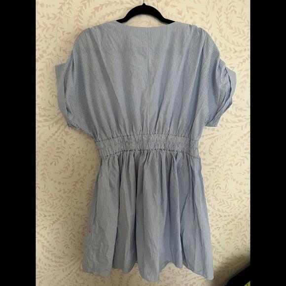 DISCOUNT SHIPPING NWOT ASOS Design Striped Puff Sleeve Dress - Picture 5 of 5